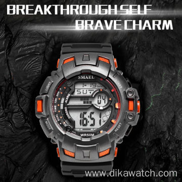 SMAEL Men Sports Watches Luxury Military Digital Watch